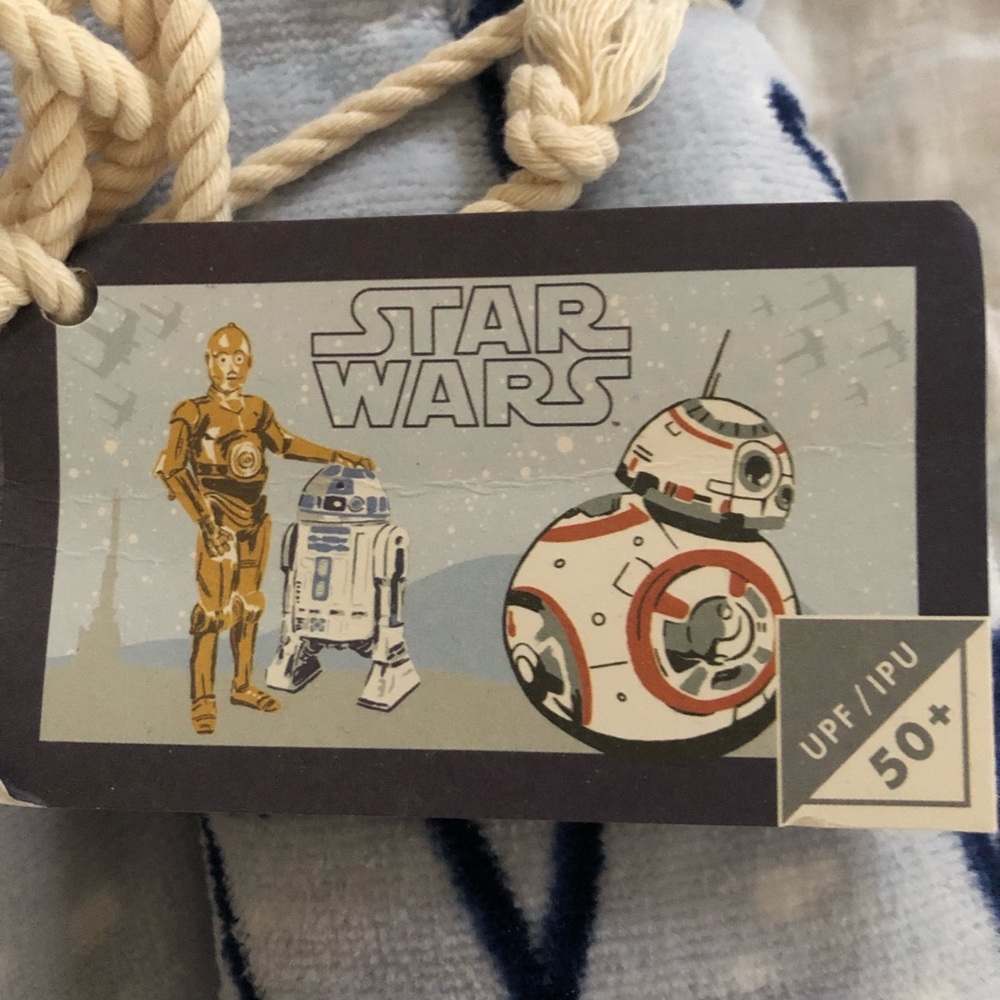 Pottery Barn Kids hooded Star Wars beach towel